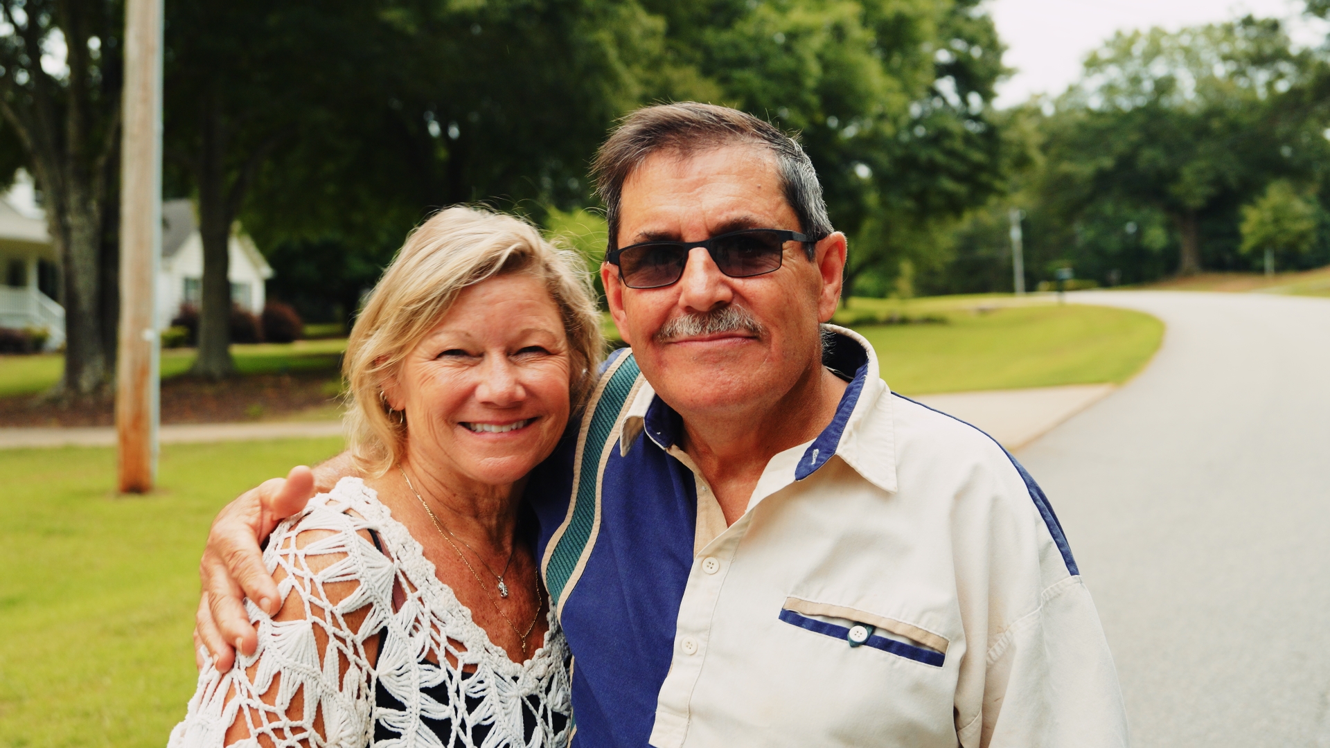 Cheryl and Mark Bushway smiling together